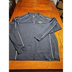 FootJoy‎ Pullover Mens XL  1/4 Zip Black Batman Logo (A786)
